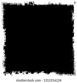 Grunge background black. Text template monochrome