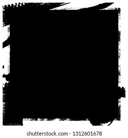 Grunge background black. Text template monochrome