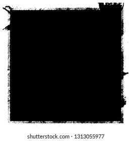 Grunge background black. Text template monochrome
