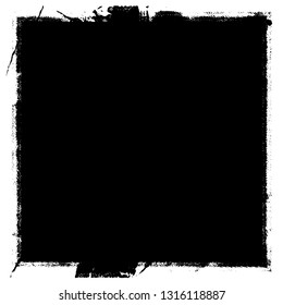 Grunge background black. Text template monochrome