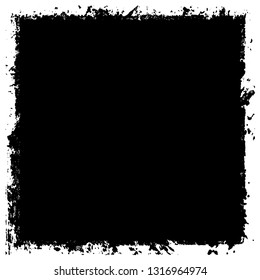 Grunge background black. Text template monochrome