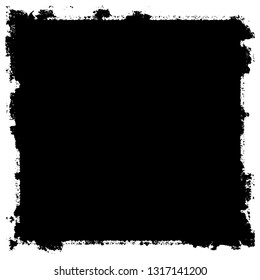 Grunge background black. Text template monochrome