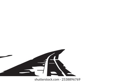 Grunge background of black and white