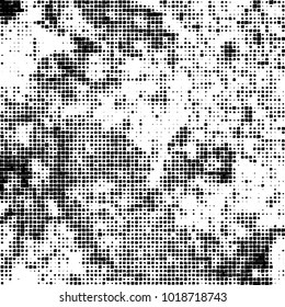 Grunge background of black and white. Abstract monochrome vector pattern