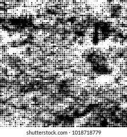 Grunge background of black and white. Abstract monochrome vector pattern