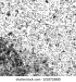 Grunge background of black and white. Abstract monochrome vector pattern