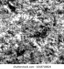 Grunge background of black and white. Abstract monochrome vector pattern