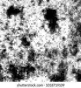 Grunge background of black and white. Abstract monochrome vector pattern