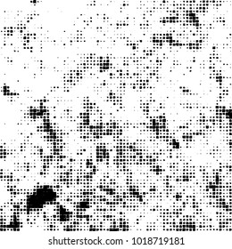 Grunge background of black and white. Abstract monochrome vector pattern