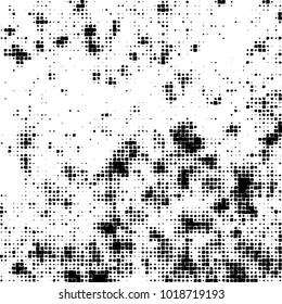 Grunge background of black and white. Abstract monochrome vector pattern