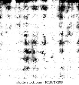 Grunge background of black and white. Abstract monochrome vector pattern