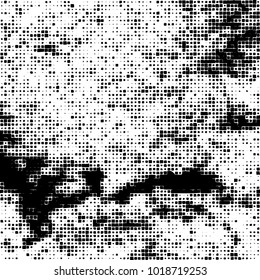 Grunge background of black and white. Abstract monochrome vector pattern
