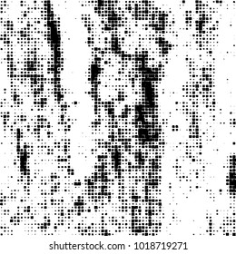 Grunge background of black and white. Abstract monochrome vector pattern