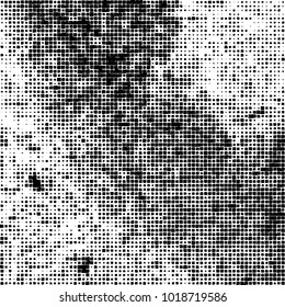 Grunge background of black and white. Abstract monochrome vector pattern