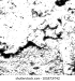Grunge background of black and white. Abstract monochrome vector pattern