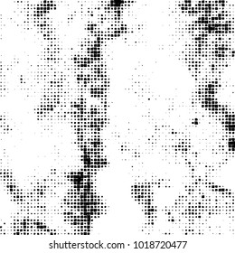 Grunge background of black and white. Abstract monochrome vector pattern