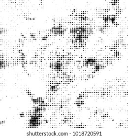 Grunge background of black and white. Abstract monochrome vector pattern