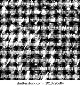 Grunge background of black and white. Abstract monochrome vector pattern