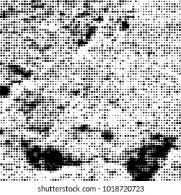 Grunge background of black and white. Abstract monochrome vector pattern