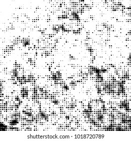 Grunge background of black and white. Abstract monochrome vector pattern