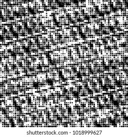 Grunge background of black and white. Abstract monochrome vector pattern