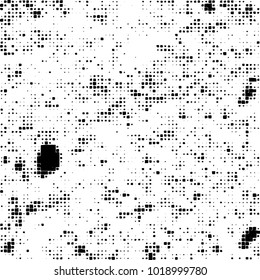 Grunge background of black and white. Abstract monochrome vector pattern