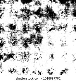 Grunge background of black and white. Abstract monochrome vector pattern