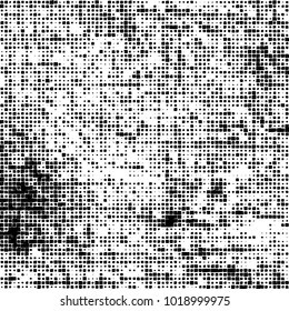 Grunge background of black and white. Abstract monochrome vector pattern