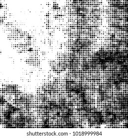 Grunge background of black and white. Abstract monochrome vector pattern