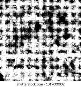 Grunge background of black and white. Abstract monochrome vector pattern