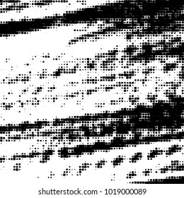 Grunge background of black and white. Abstract monochrome vector pattern