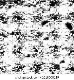 Grunge background of black and white. Abstract monochrome vector pattern
