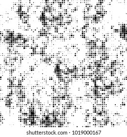 Grunge background of black and white. Abstract monochrome vector pattern