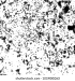 Grunge background of black and white. Abstract monochrome vector pattern