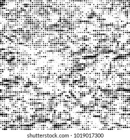 Grunge background of black and white. Abstract monochrome vector pattern