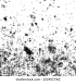 Grunge background of black and white. Abstract monochrome vector pattern