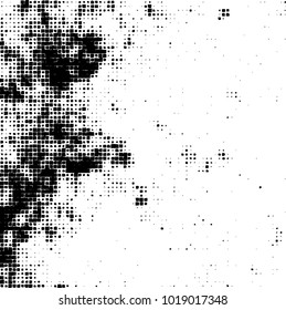 Grunge background of black and white. Abstract monochrome vector pattern