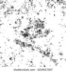 Grunge background of black and white. Abstract monochrome vector pattern