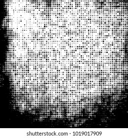 Grunge background of black and white. Abstract monochrome vector pattern