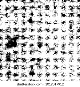 Grunge background of black and white. Abstract monochrome vector pattern