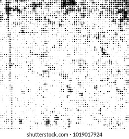 Grunge background of black and white. Abstract monochrome vector pattern