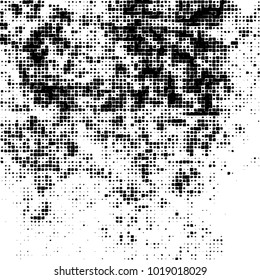 Grunge background of black and white. Abstract monochrome vector pattern