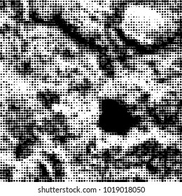 Grunge background of black and white. Abstract monochrome vector pattern