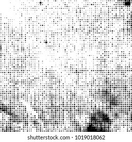 Grunge background of black and white. Abstract monochrome vector pattern
