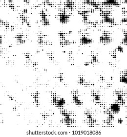 Grunge background of black and white. Abstract monochrome vector pattern
