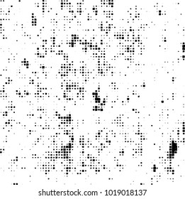 Grunge background of black and white. Abstract monochrome vector pattern