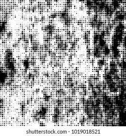 Grunge background of black and white. Abstract monochrome vector pattern