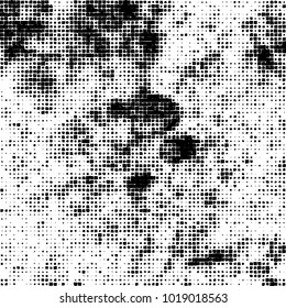Grunge background of black and white. Abstract monochrome vector pattern
