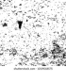 Grunge background of black and white. Abstract monochrome vector pattern
