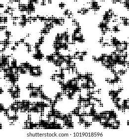 Grunge background of black and white. Abstract monochrome vector pattern